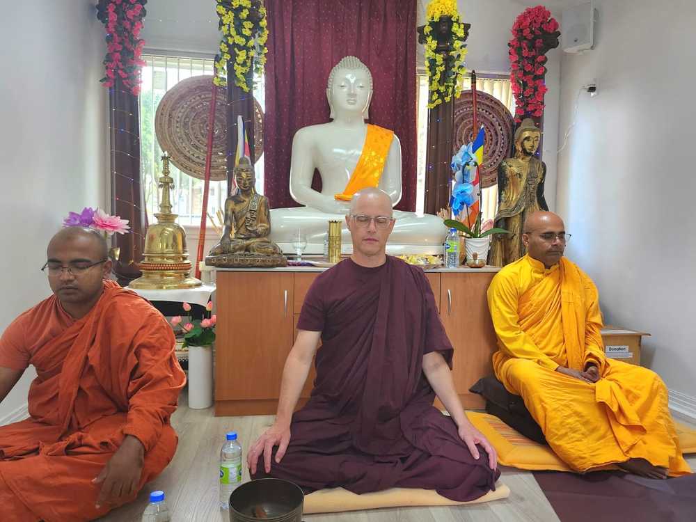 Meditation gathering at the Buddhist Centre of Montreal